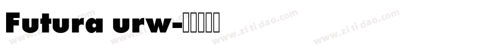 Futura urw字体转换